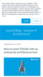 Mobile Screenshot of blog.leanix.net